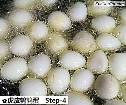 虎皮鹌鹑蛋做法第四步骤