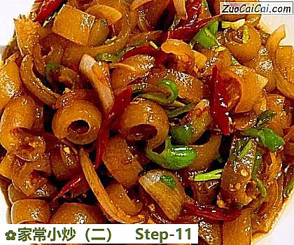 家常小炒做法第十一步骤