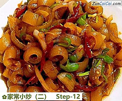 家常小炒做法第十二步骤