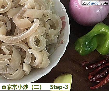 家常小炒做法第三步骤