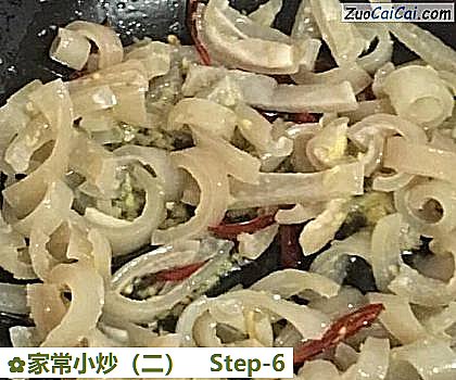 家常小炒做法第六步骤