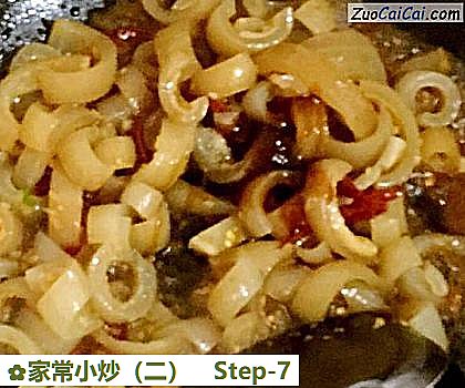 家常小炒做法第七步骤