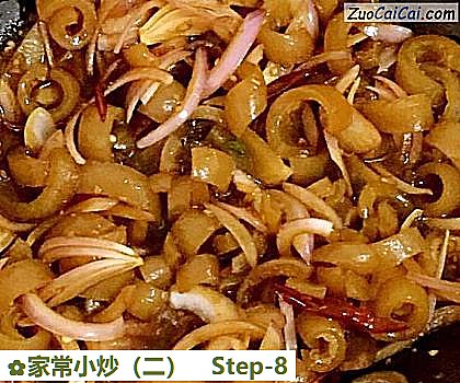 家常小炒做法第八步骤
