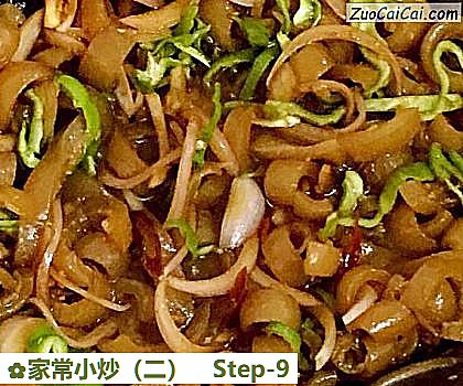 家常小炒做法第九步骤