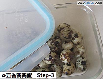 五香鹌鹑蛋做法第三步骤
