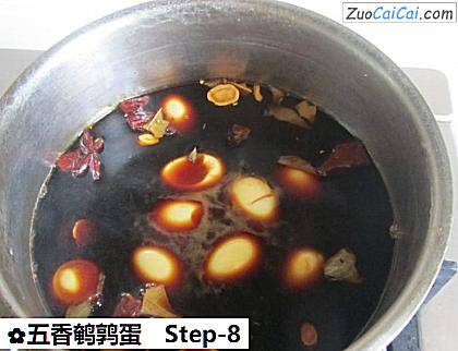 五香鹌鹑蛋做法第八步骤