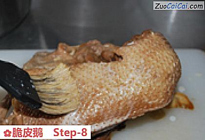 脆皮鹅做法第八步骤