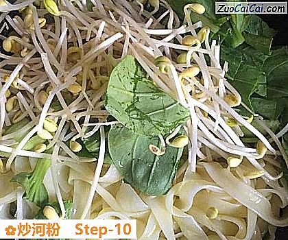 炒河粉做法第十步骤