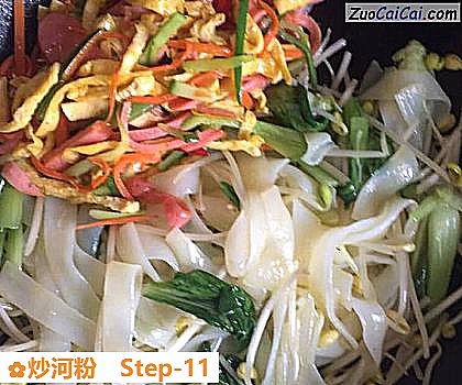 炒河粉做法第十一步骤