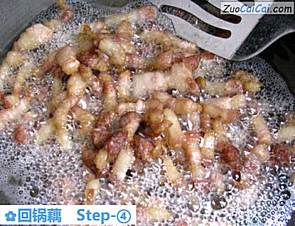 回锅藕做法第四步骤