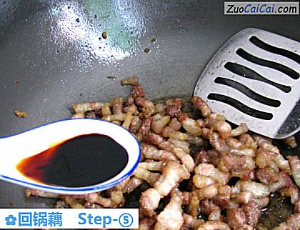 回锅藕做法第五步骤