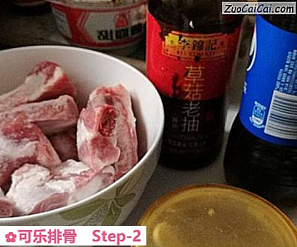 可乐排骨做法第二步骤