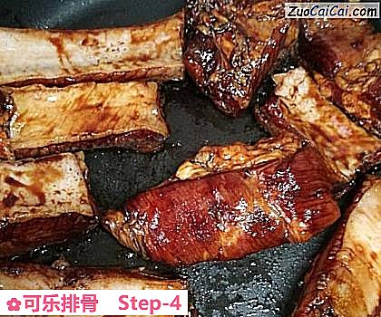 可乐排骨做法第四步骤