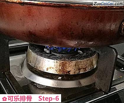 可乐排骨做法第六步骤