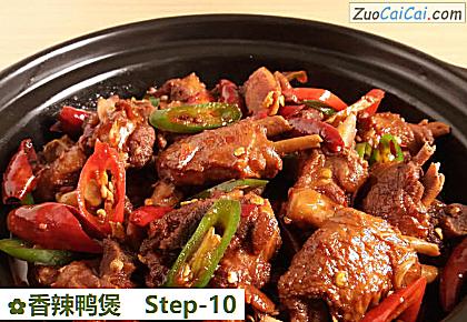 香辣鸭煲做法第十步骤