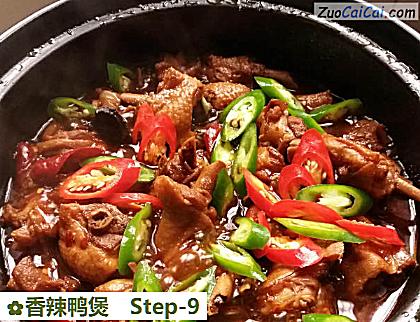 香辣鸭煲做法第九步骤