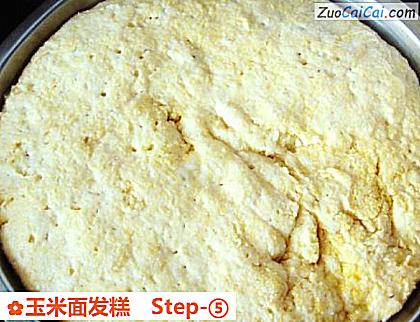玉米面发糕做法第五步骤