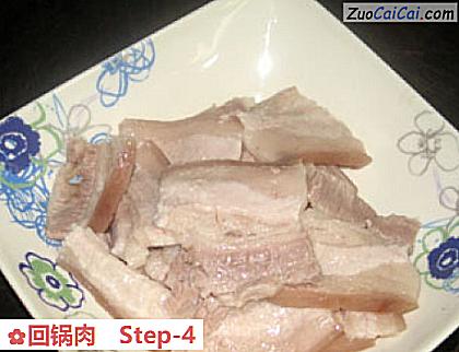 回锅肉做法第四步骤