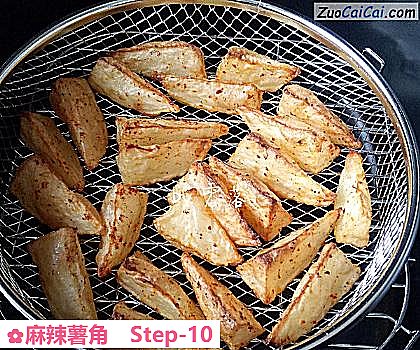 麻辣薯角做法第十步骤