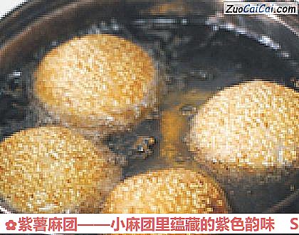 紫薯麻团做法第八步骤