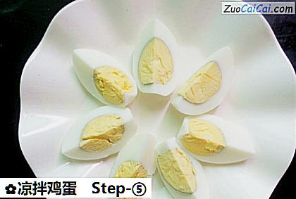 凉拌鸡蛋做法第五步骤