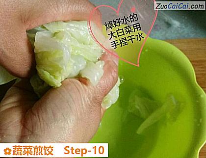 蔬菜煎饺做法第十步骤