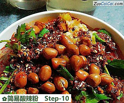 简易酸辣粉做法第十步骤