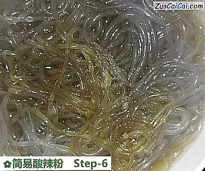 简易酸辣粉做法第六步骤