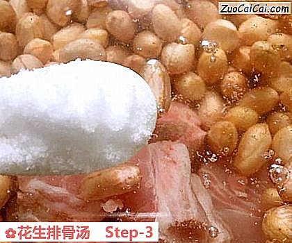 花生排骨汤做法第三步骤
