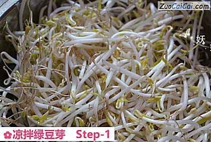 凉拌绿豆芽做法第一步骤