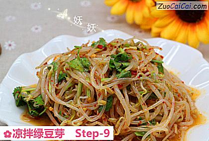 凉拌绿豆芽做法第九步骤