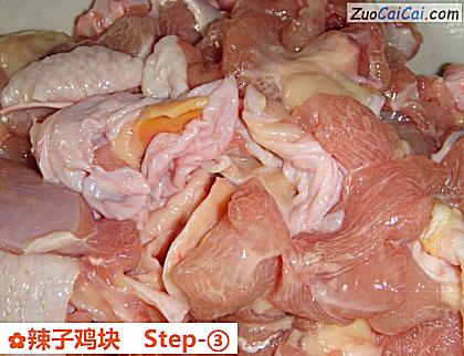 辣子鸡块做法第三步骤