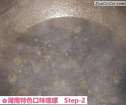 湖南特色口味嗦螺做法第二步骤