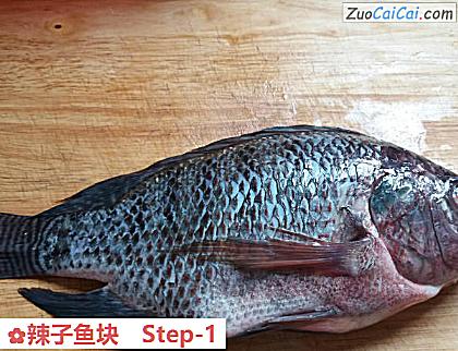 辣子鱼块做法第一步骤