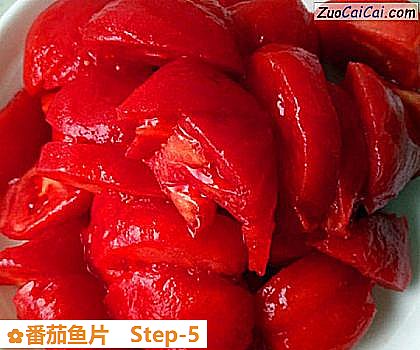 番茄鱼片做法第五步骤