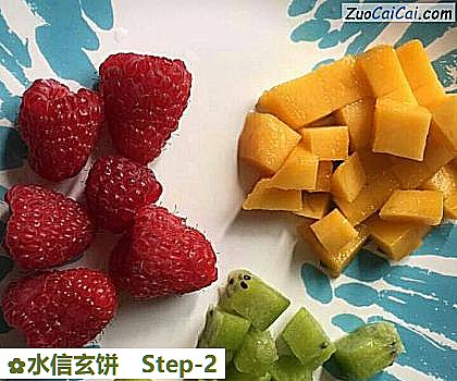 水信玄饼做法第二步骤