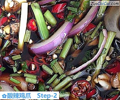 酸辣鸡爪做法第二步骤