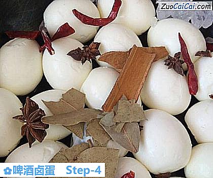 啤酒卤蛋做法第四步骤