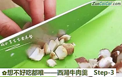 西湖牛肉羹做法第三步骤