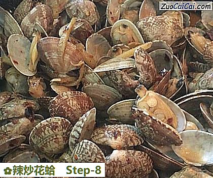 辣炒花蛤做法第八步骤