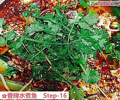 香辣水煮鱼做法第十六步骤