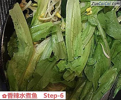 香辣水煮鱼做法第六步骤