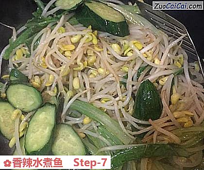 香辣水煮鱼做法第七步骤