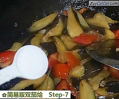 简易版双茄烩做法第七步骤