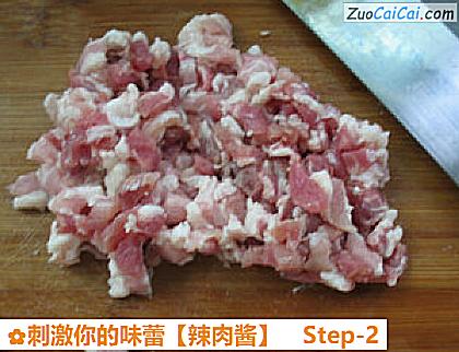 刺激你的味蕾［辣肉酱］做法第二步骤