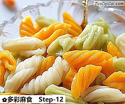 多彩麻食做法第十二步骤