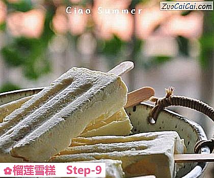 榴莲雪糕做法第九步骤