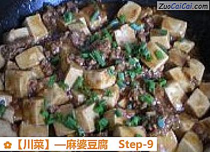 麻婆豆腐做法第九步骤