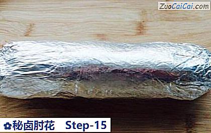 秘卤肘花做法第十五步骤