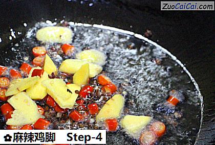 麻辣鸡脚做法第四步骤